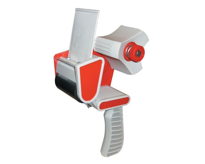 50mm Pistol Grip Tape Dispenser with Rubber Roller